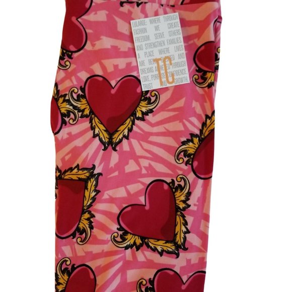 Valentine's Day Heart LuLaRoe TC Leggings - Picture 1 of 4